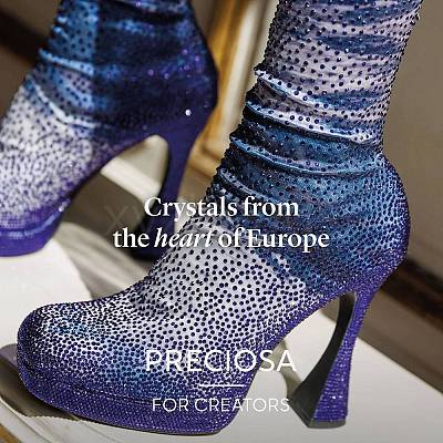 Preciosa® Crystal Hotfix Flatback Stones Y-PRC-HSS8-80100-200-1