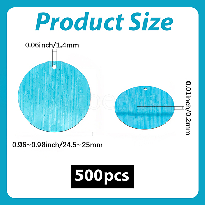 500Pcs PVC Plastic Pendants KY-GF0001-67B-03-1