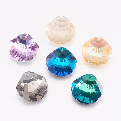 K9 Glass Rhinestone Pendants X-GLAA-F083-02A-1