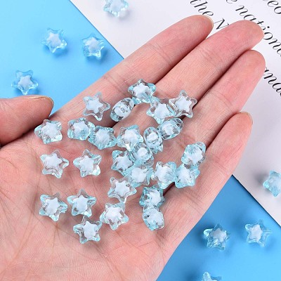 Transparent Acrylic Beads TACR-S152-01A-754-1