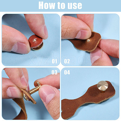 Cowhide Leather Spacer Beads FIND-CA0011-34-1