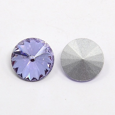 Glass Pointed Back Rhinestone X-RGLA-R003-14mm-17-1