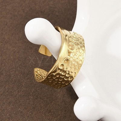 304 Stainless Steel Cuff Rings RJEW-D332-012L-G-1