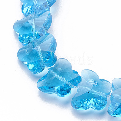 Transparent Glass Beads GLAA-Q066-14mm-B11-1