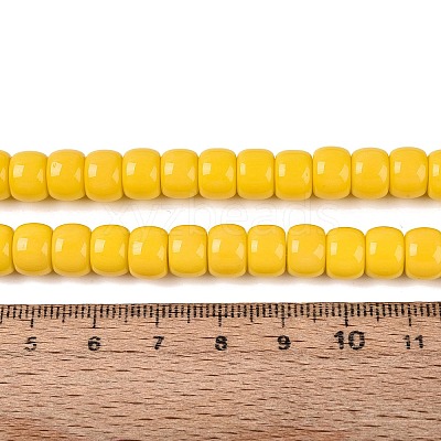 Opaque Glass Beads Strands GLAA-NH0002-B10-1