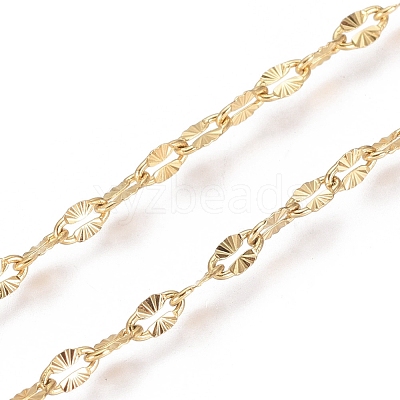 Ion Plating(IP) 304 Stainless Steel Textured Dapped Chains CHS-D004-02G-1