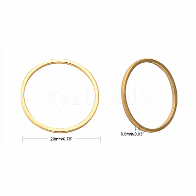 304 Stainless Steel Linking Ring X-STAS-S079-12B-1