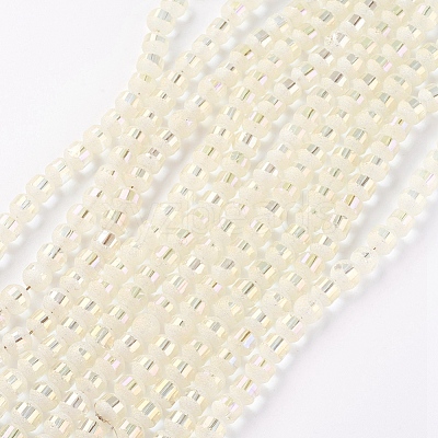 Electroplate Glass Bead Strands X-EGLA-S131-6mm-A01-1