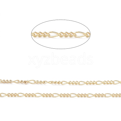 Yellow Gold Filled Figaro Chains CHC-M023-24G-1