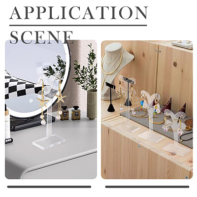 1 Set Acrylic Earring Display Tower Set EDIS-TA0001-003C-1