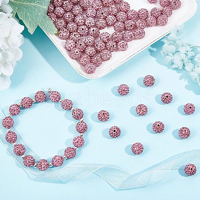 Pave Disco Ball Beads RB-A130-10mm-23-1