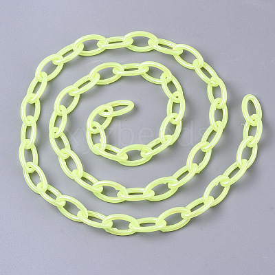 Acrylic Opaque Cable Chains X-PACR-N009-001I-1