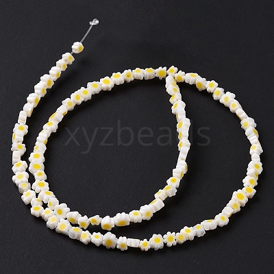Handmade Millefiori Glass Bead Strands LAMP-J035-4mm-74-1