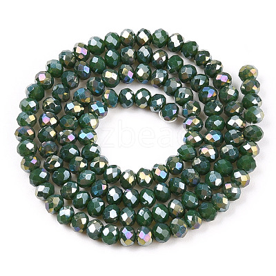 Electroplate Glass Beads Strands LS-EGLA-A034-P4mm-B09-1