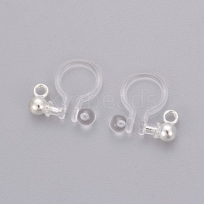Transparent U Type Painless Prevent Allergy Resin Ear Clip KY-L005-03S-1