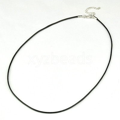 Waxed Cotton Cord Necklace Making X-NJEW-A279-2.0mm-01-1