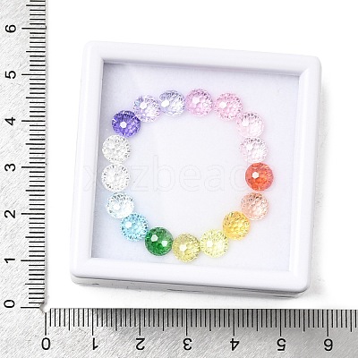 17Pcs Cubic Zirconia Cabochons CU-F002-05A-1