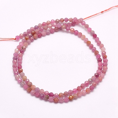 Natural Ruby Beads Strands G-F509-16-3mm-1