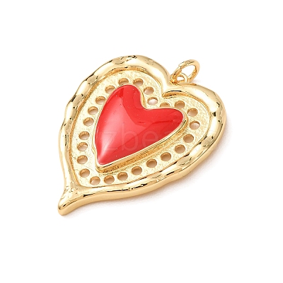 Brass Pendants KK-CBA2F11-14G-01-1