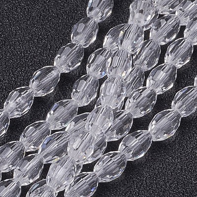 Glass Beads Strands GC891Y-14-1