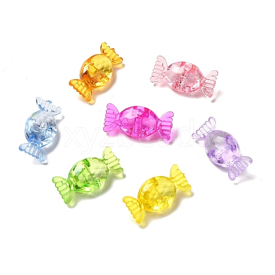Transparent Acrylic Beads TACR-P003-04-1