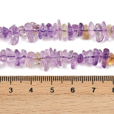 Natural Ametrine Beads Strands G-C250-02-1