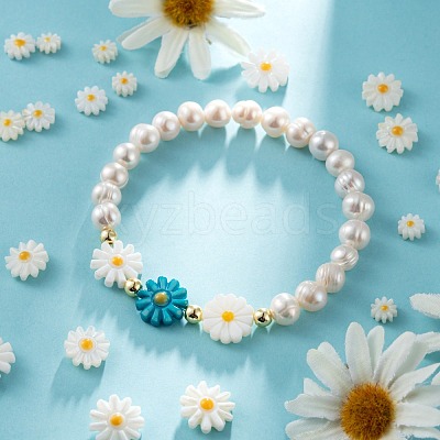 20Pcs 4 Style Natural Freshwater Shell Beads SHEL-LS0001-03-1