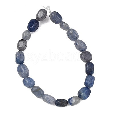 Natural Blue Aventurine Beads Strands GG-C286-A32-1