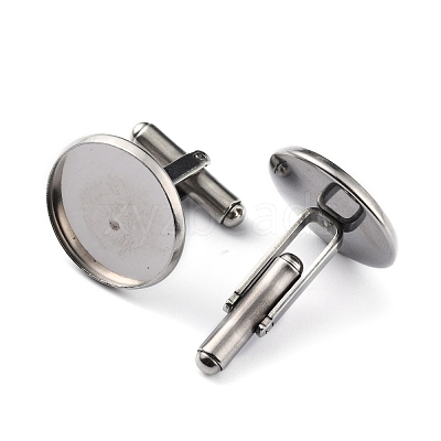 304 Stainless Steel Cuff Buttons STAS-L262-39E-P-1