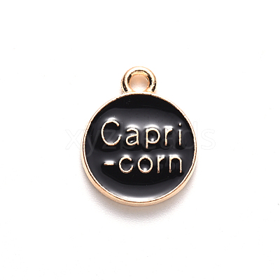 Alloy Enamel Pendants ENAM-S124-01A-08E-1