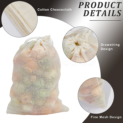Cotton Cloth Filter Bags AJEW-BBC0002-19B-1