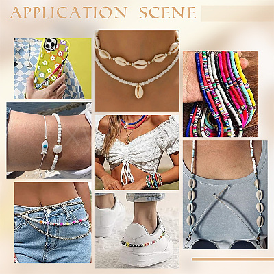 12 Strands 3 Colors Handmade Polymer Clay Beads Strands CLAY-PH0001-96A-1