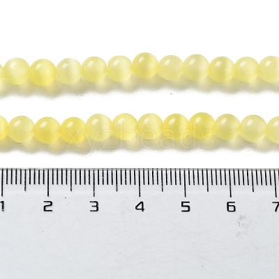 Cat Eye Beads Strands CE-R002-6mm-09-1