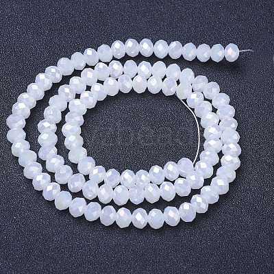 Electroplate Glass Beads Strands LS-EGLA-A044-J8mm-B05-1