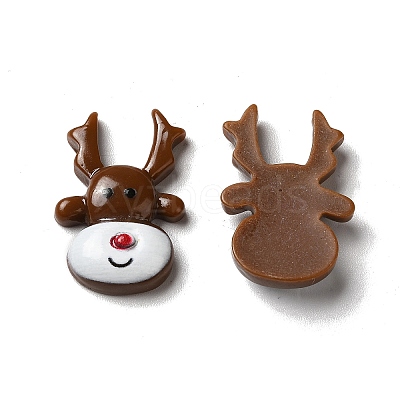 Christmas Opaque Resin Cabochons LS-RESI-K019-26-1