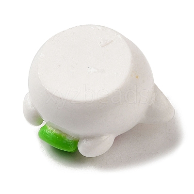Cute Opaque Resin Cabochons RESI-L040-03L-1