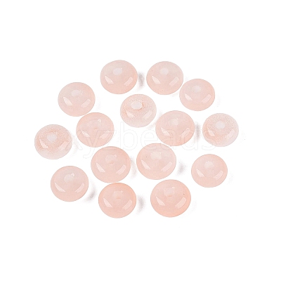 Baking Paint Imitation Jade Glass Beads GL-N006-01A-08-1