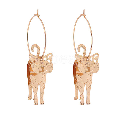 Alloy Hoop Earrings WG92327-01-1