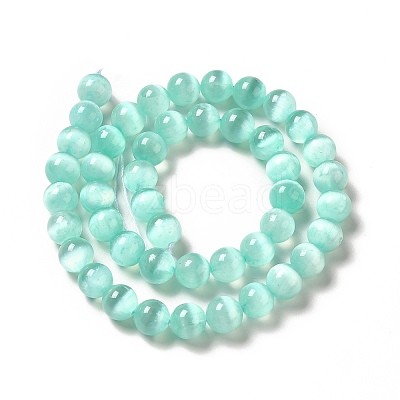 Natural Selenite Beads Strands G-P493-01G-1