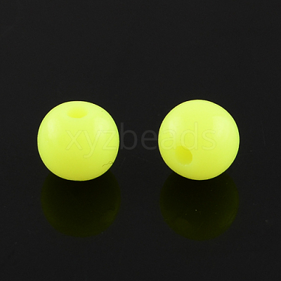 Fluorescent Acrylic Beads MACR-R517-6mm-01-1
