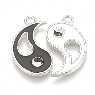 Alloy Enamel Split Pendants X-ENAM-S115-032-1