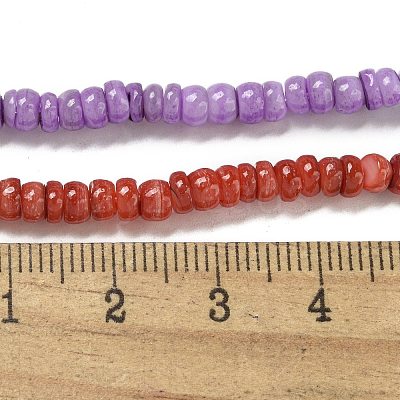 Dyed Natural Freshwater Shell Beads Strands BSHE-G039-07-1