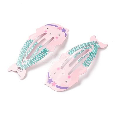Baking Paint Iron Snap Hair Clips PHAR-B0002-27D-1