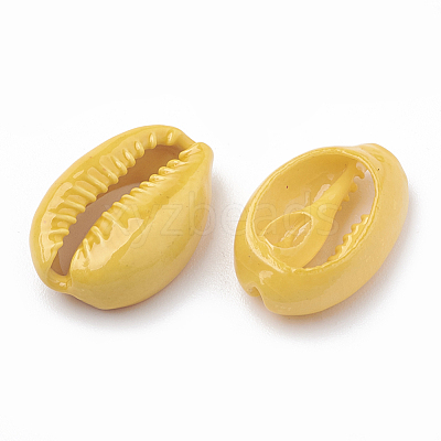 Natural Cowrie Shell Beads X-SHEL-T007-74E-1