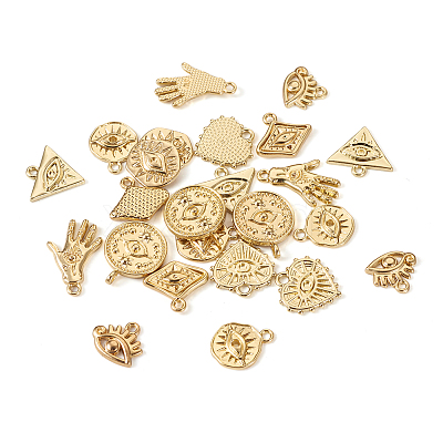 32Pcs 8 Style Alloy Pendants FIND-TA0002-10-1