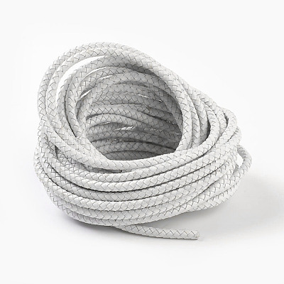 Braided Leather Cord with Core WL-F009-B09-6mm-1