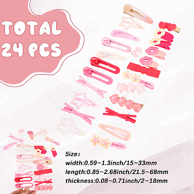 Zinc Alloy Hair Bobby Pins PHAR-SP0001-03-1