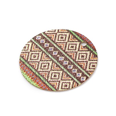 Geometric Alloy Sheet Printed Pendant Earrings Accessories LS-PALLOY-E139-01G-08-1