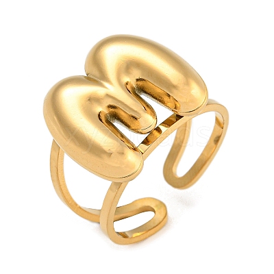 304 Stainless Steel Finger Ring RJEW-L125-02G-13-1