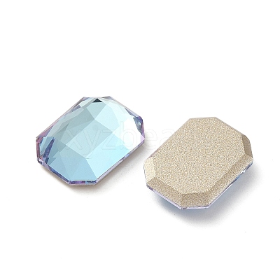 Glass Rhinestone Cabochons RGLA-P037-14A-D202-1